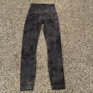 Lululemon Wunder Train HR Tight 25” grey cloudy leggings size 0